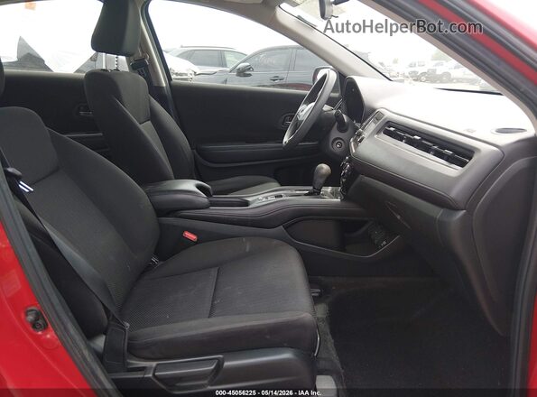 3CZRU5H32GM715872 2016 HONDA HR-V Red Widok wnętrza z przodu