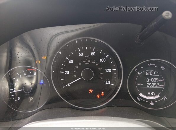 3CZRU5H32GM715872 2016 HONDA HR-V Red Widok tylnych siedzeń