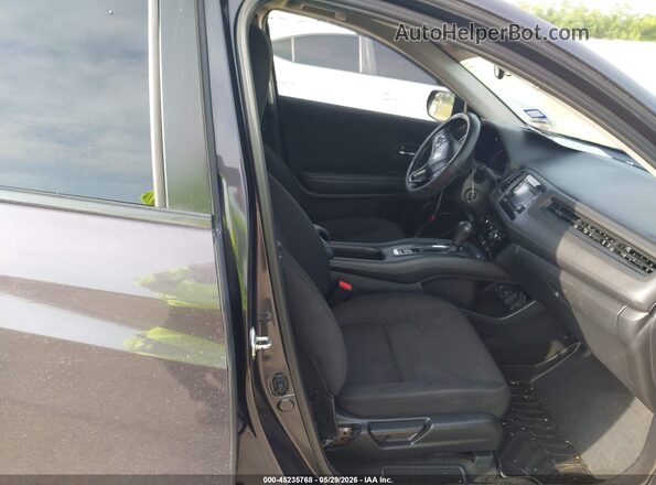 3CZRU5H32HM725478 2017 HONDA HR-V Black Widok wnętrza z przodu