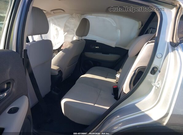 3CZRU5H33NM735271 2022 HONDA HR-V Silver Widok naklejki z numerem VIN