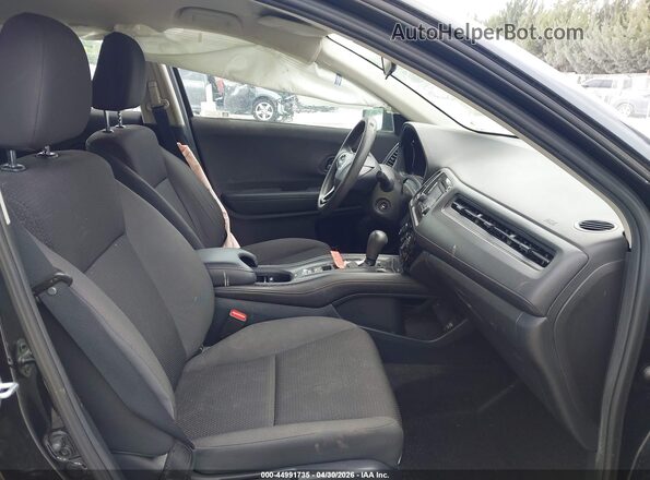 3CZRU5H36MM726918 2021 HONDA HR-V Black Widok wnętrza z przodu