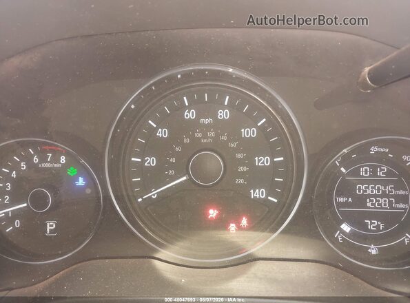 3CZRU5H37KM706013 2019 HONDA HR-V White Vista de los asientos traseros