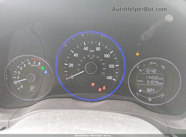 3CZRU5H50JM714101 2018 HONDA HR-V Gray Հետևի նստատեղերի տեսք