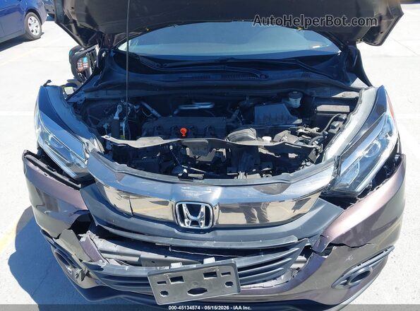 3CZRU5H51MM706870 2021 HONDA HR-V Фиолетовый Вид сзади
