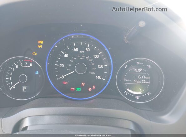 3CZRU5H52HM712554 2017 HONDA HR-V Серый Вид задних сидений