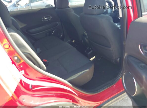 3CZRU5H54JM708625 2018 HONDA HR-V Red Vista de la etiqueta del VIN