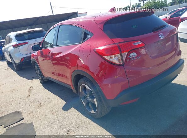 3CZRU5H54JM708625 2018 HONDA HR-V Red Trasero izquierdo