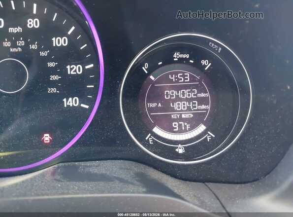 3CZRU5H54JM708625 2018 HONDA HR-V Red Vista de los asientos traseros