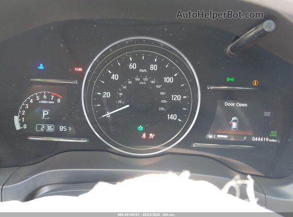 3CZRU5H54KM704642 2019 HONDA HR-V Gray Vista de los asientos traseros