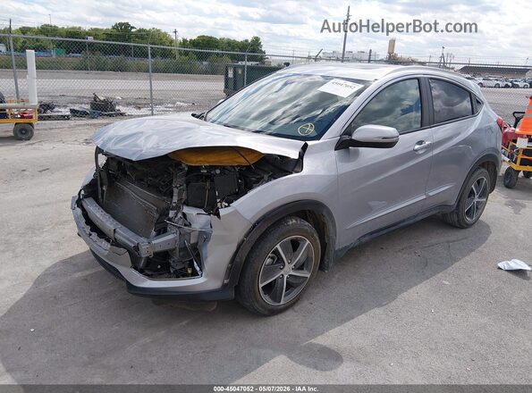 3CZRU5H55NM722930 2022 HONDA HR-V Silver წინა მარცხენა ხედი სამი მეოთხედიდან