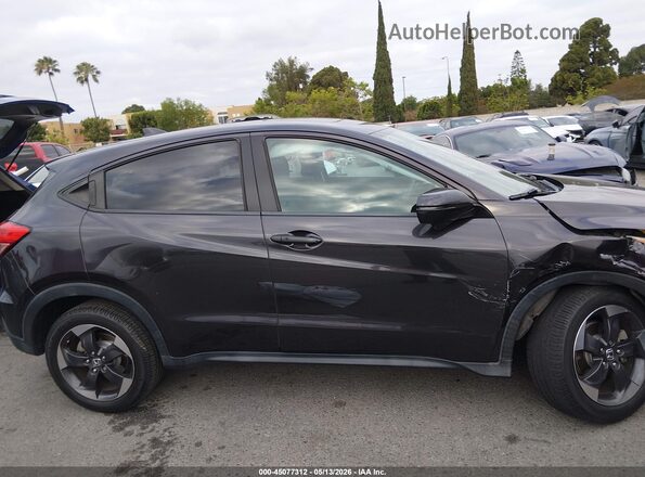 3CZRU5H56JM714670 2018 HONDA HR-V Black Սալոնի հետևի տեսք