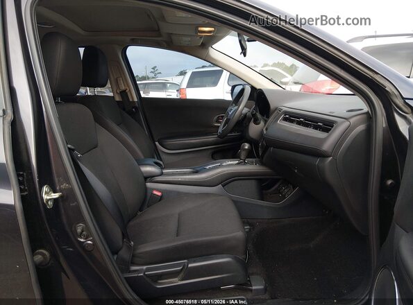 3CZRU5H57HM708483 2017 HONDA HR-V Black Front interior view