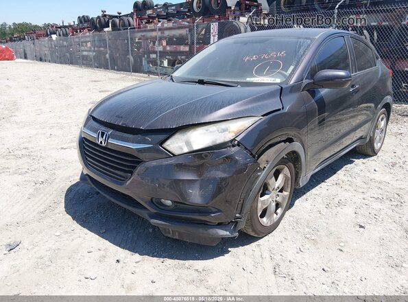3CZRU5H57HM708483 2017 HONDA HR-V Black Front view