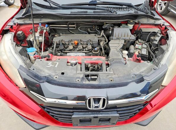 3CZRU5H57HM710329 2017 HONDA HR-V Red Вид підкапотного простору