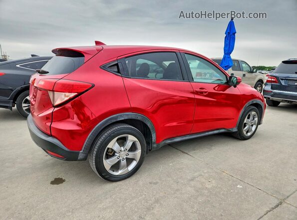 3CZRU5H57HM710329 2017 HONDA HR-V Red Задня права чверть