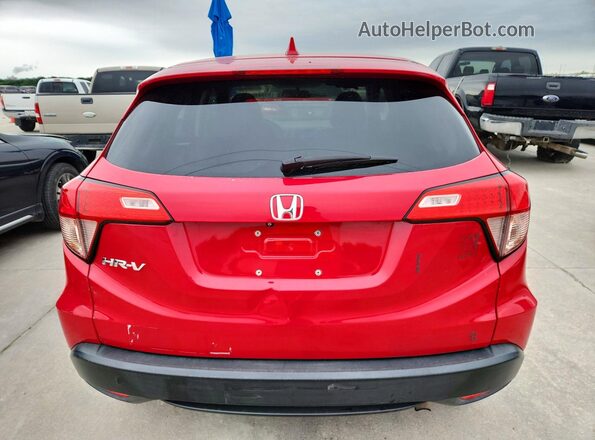 3CZRU5H57HM710329 2017 HONDA HR-V Red Вид ззаду