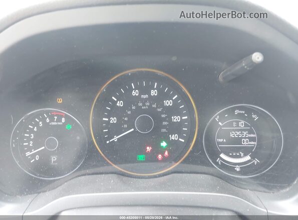 3CZRU5H74HM711634 2017 HONDA HR-V Gray Widok tylnych siedzeń