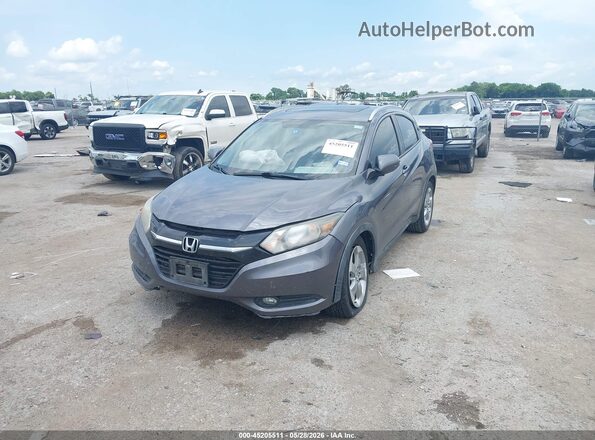 3CZRU5H74HM711634 2017 HONDA HR-V Gray Przód lewy