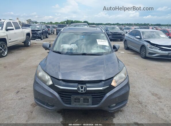 3CZRU5H74HM711634 2017 HONDA HR-V Gray Widok zestawu wskaźników