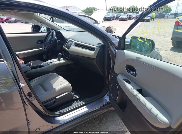 3CZRU5H79KM712317 2019 HONDA HR-V Gray Widok wnętrza z przodu