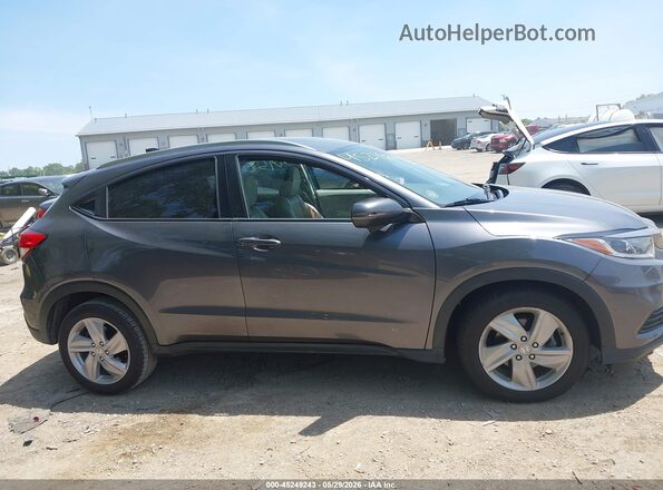 3CZRU5H79KM712317 2019 HONDA HR-V Gray Widok wnętrza z tyłu