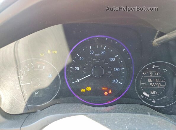 3CZRU6H11NM747844 2022 HONDA HR-V Red 