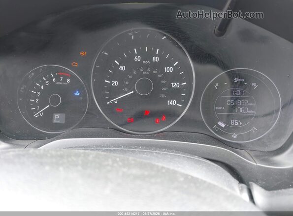 3CZRU6H12MM728976 2021 HONDA HR-V Black უკანა სავარძლების ხედი