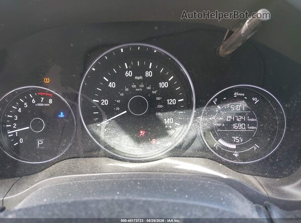 3CZRU6H12NM733662 2022 HONDA HR-V Black უკანა სავარძლების ხედი