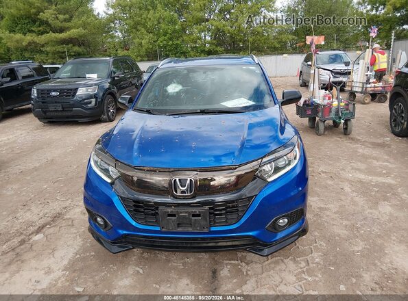 3CZRU6H13NM759588 2022 HONDA HR-V Blue Սարքավորումների վահանակի տեսք