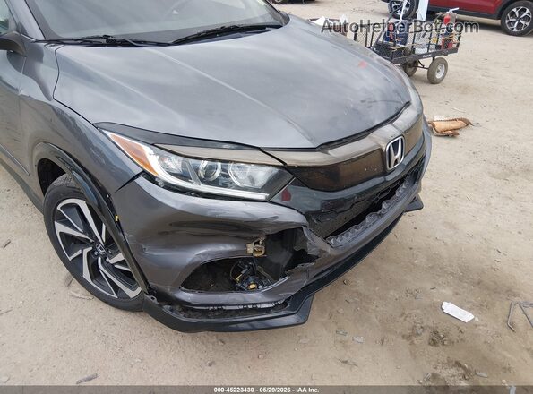 3CZRU6H14KG723595 2019 HONDA HR-V Серый Вид спереди