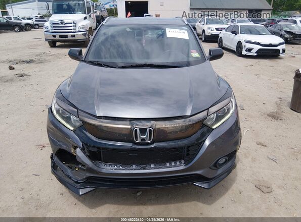 3CZRU6H14KG723595 2019 HONDA HR-V Серый Вид щитка приборов