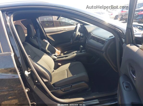 3CZRU6H16LM727053 2020 HONDA HR-V Black Widok wnętrza z przodu