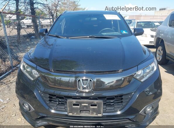 3CZRU6H16LM727053 2020 HONDA HR-V Black Widok zestawu wskaźników