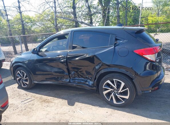 3CZRU6H16LM727053 2020 HONDA HR-V Black Widok wnętrza 360 stopni