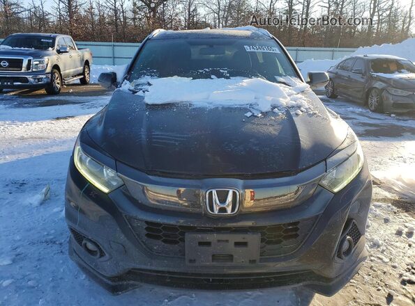 3CZRU6H16MM729032 2021 HONDA HR-V Black წინა ხედი