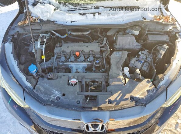 3CZRU6H16MM729032 2021 HONDA HR-V Black უკანა სალონის ხედი
