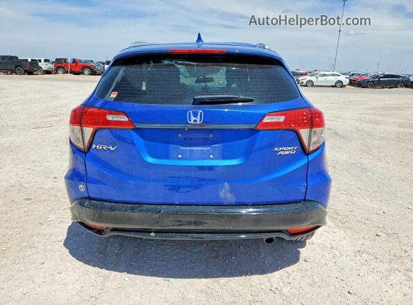 3CZRU6H18KG719467 2019 HONDA HR-V Синий Вид сзади