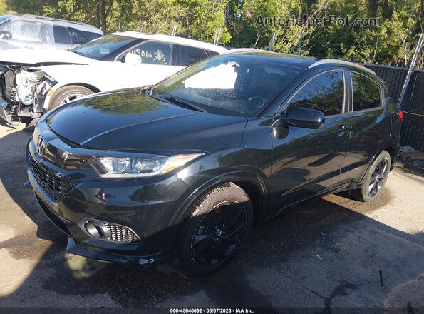 3CZRU6H18MM749962 2021 HONDA HR-V Black Przód lewy