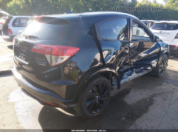 3CZRU6H18MM749962 2021 HONDA HR-V Black Tył prawy