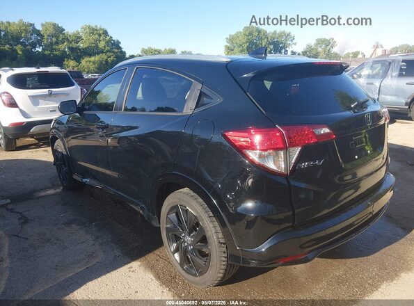 3CZRU6H18MM749962 2021 HONDA HR-V Black Tył lewy