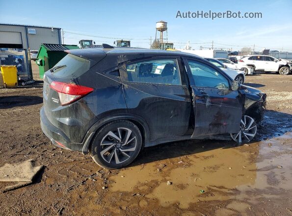 3CZRU6H19KG724063 2019 HONDA HR-V Black Задня права чверть