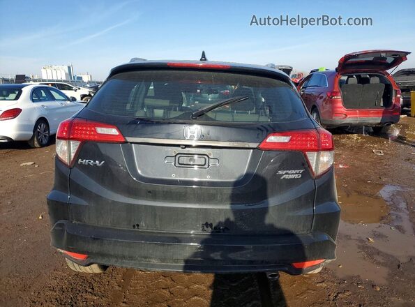 3CZRU6H19KG724063 2019 HONDA HR-V Black Вид ззаду