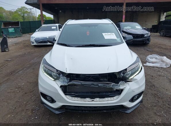 3CZRU6H1XNM712283 2022 HONDA HR-V White ხელსაწყოთა პანელის ხედი