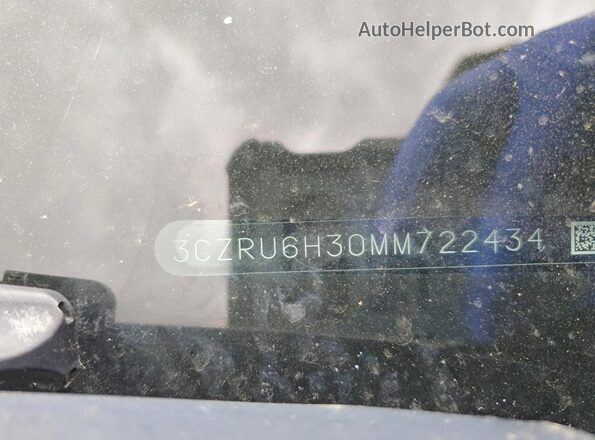 3CZRU6H30MM722434 2021 HONDA HR-V Black 