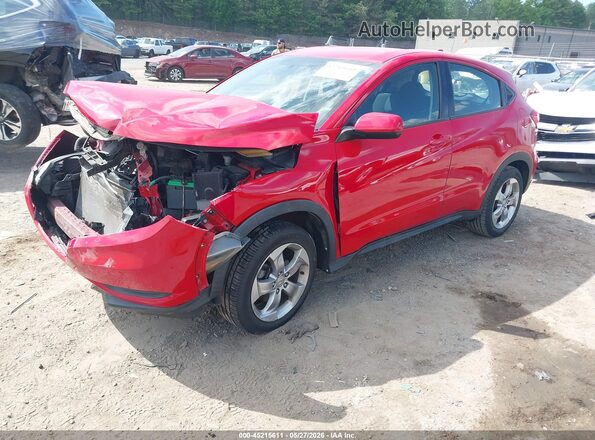 3CZRU6H32HM709898 2017 HONDA HR-V Red წინა მარცხენა ხედი სამი მეოთხედიდან