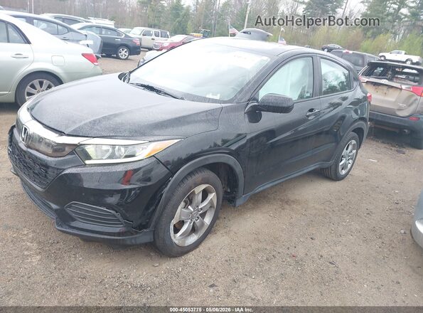 3CZRU6H32KG717991 2019 HONDA HR-V Black წინა მარცხენა ხედი სამი მეოთხედიდან