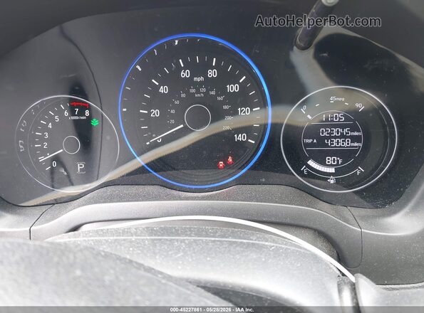 3CZRU6H32NM711341 2022 HONDA HR-V Gray 