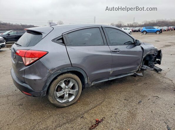 3CZRU6H34HG700263 2017 HONDA HR-V Gray 