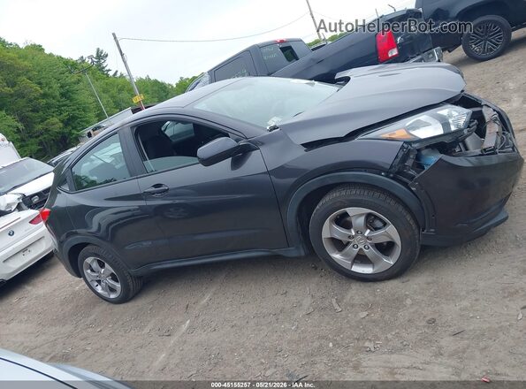 3CZRU6H34HG704619 2017 HONDA HR-V Black Rear interior view