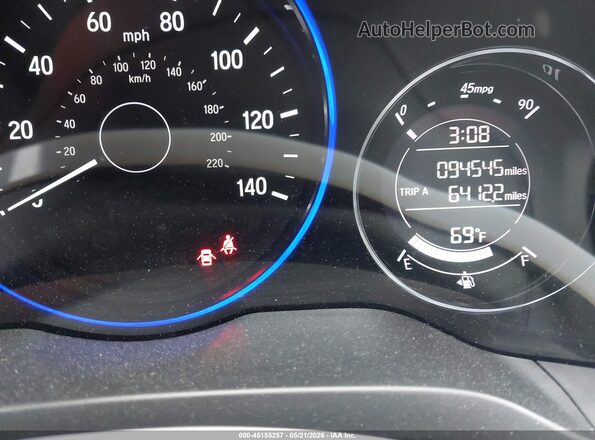 3CZRU6H34HG704619 2017 HONDA HR-V Black 